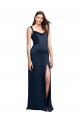 Purcahse  Dark Navy Cowl Neck Sleeveless Low Back Long Evening Dress UK