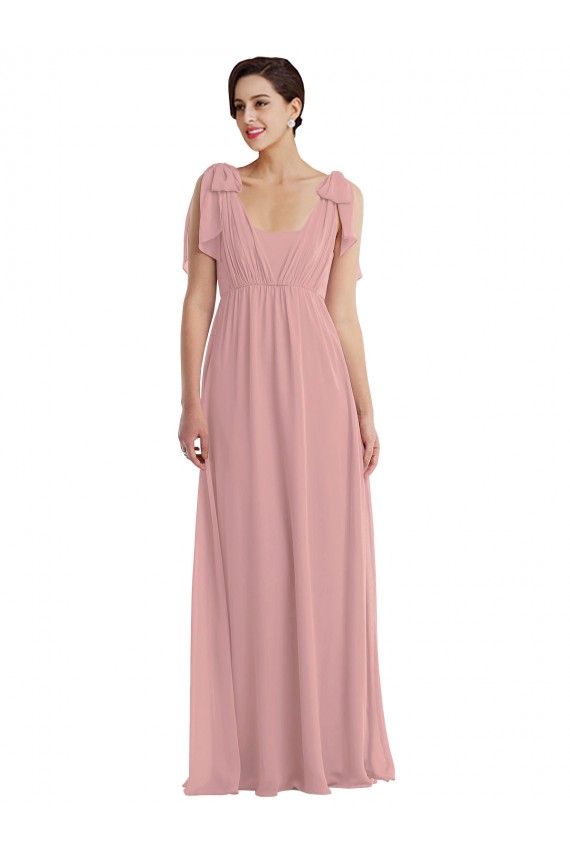 Purcahse  Dusty Pink Halter Neck Sleeveless Soft Chiffon Long Maxi Evening Dress UK