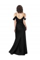 Purcahse  Black Off the Shoulder Sleeveless Low Back Long Sexy Evening Dress UK
