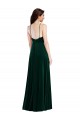 Purcahse  Dark Green High Neck Sleeveless Stretch Velvet Long Maxi Evening Dress UK