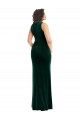 Purcahse  Dark Green Square Neck Sleeveless Long Maxi Evening Dress UK
