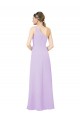 Purcahse  Lilac One Shoulder Sleeveless Long Evening Dress UK