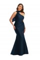 Purcahse  Dark Navy Halter Neck Sleeveless Long Plus Size Evening Dress UK