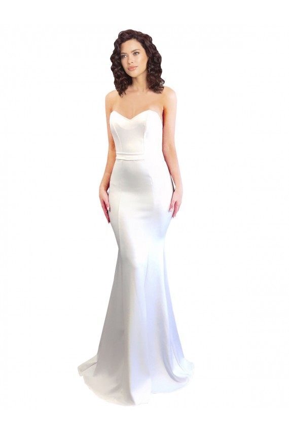 Purcahse  White High Neck Sleeveless Low Back Long Evening Dress UK
