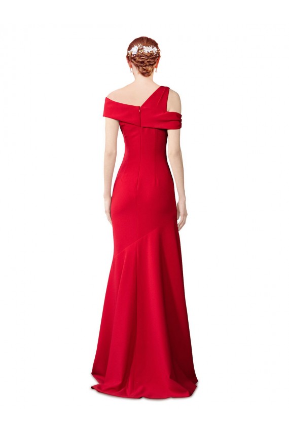 Purcahse  Red Sleeveless Long Bridal Party Dress UK