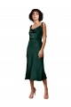 Purcahse  Hunter Cowl Neck Sleeveless Midi Length Evening Dress UK